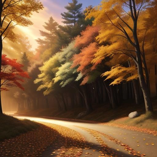 Surreal Autumn Goddesses in New England Forest