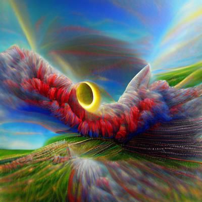 Ethereal Angelic Solar Eclipse