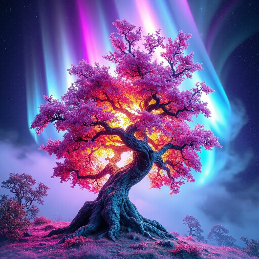 Ethereal Forest Realm in Dreamlike Surrealism