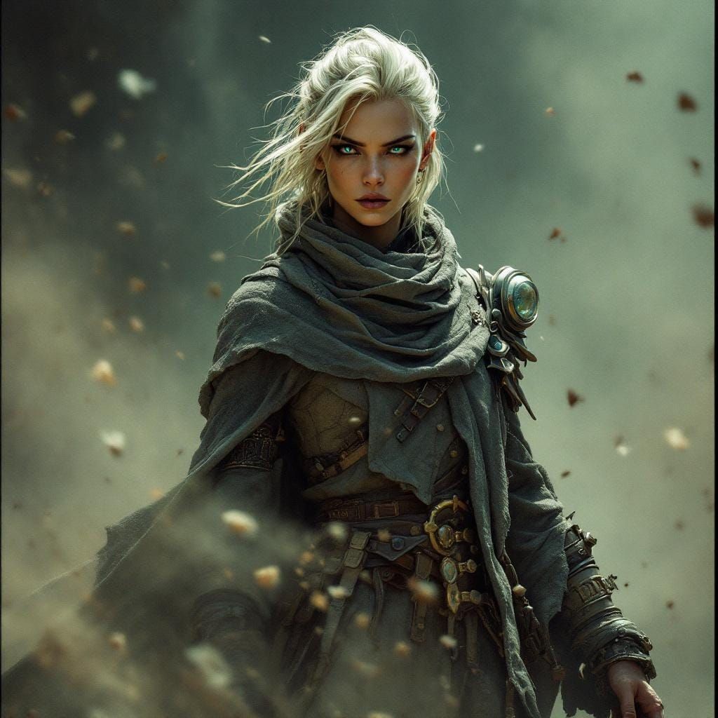 Kaelen Vire: Elemental Mage in Cinematic Style