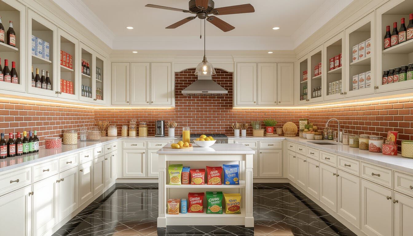 Victorian Storage Room with Abundant Provisions
