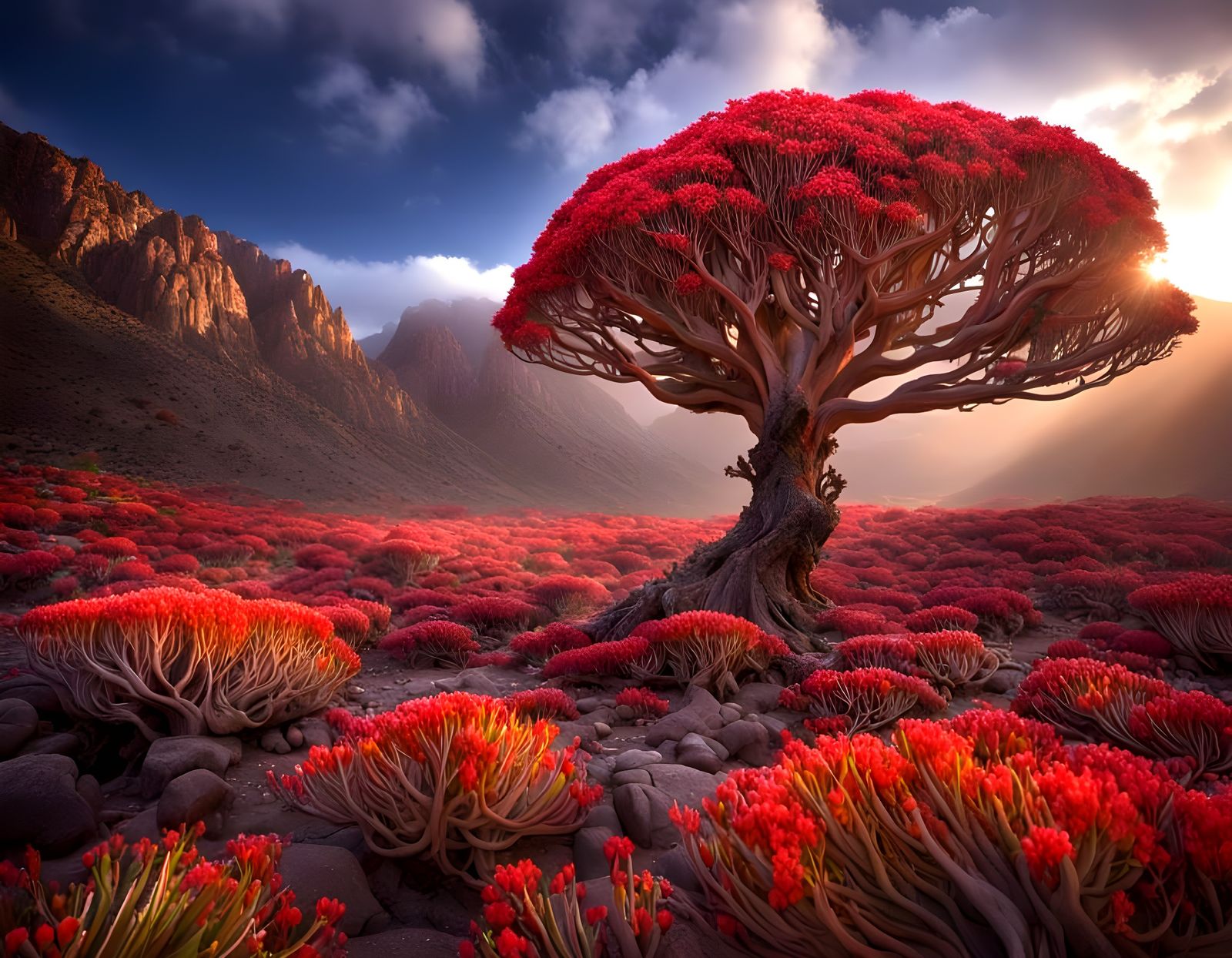 Socotra Dragon's Blood Tree