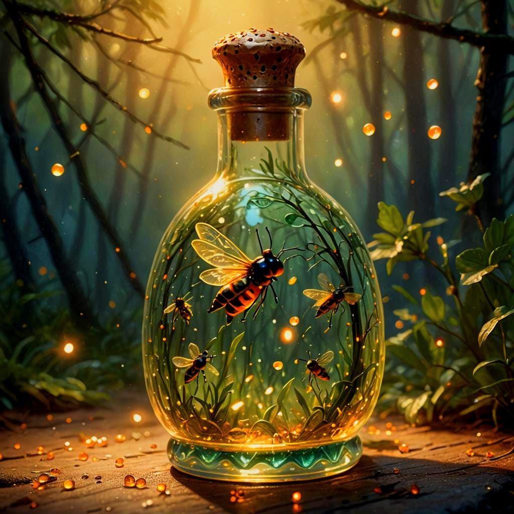 Art in a Bottle: Hyperrealistic Masterpiece