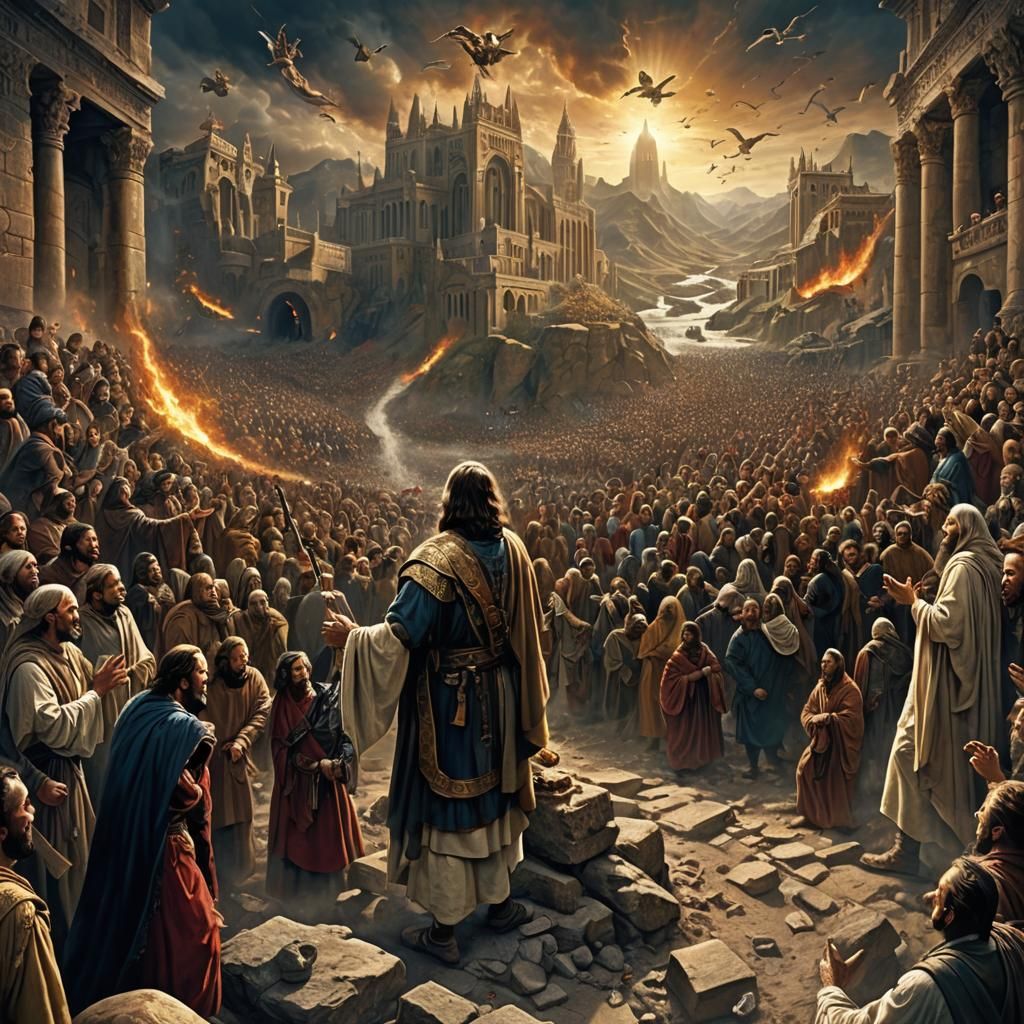Biblical Prophecy in Detailed Matte Painting