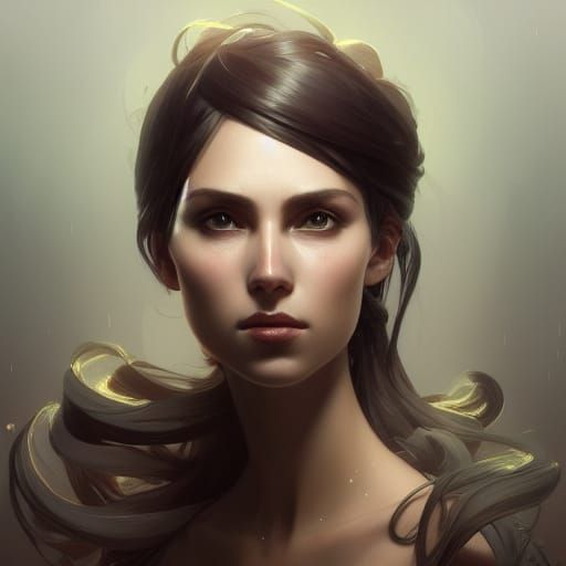 Intricate Portrait of Loab in Hyperdetailed Digital Art