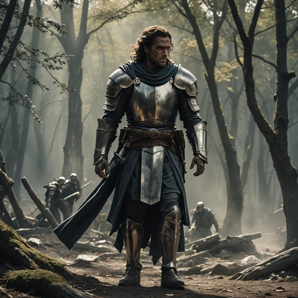 Cinematic Assassin: Lancelot in Dramatic Lighting