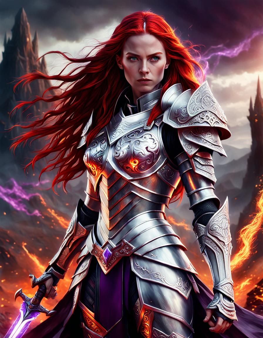 Powerful Battle Mage with Mythical Sword