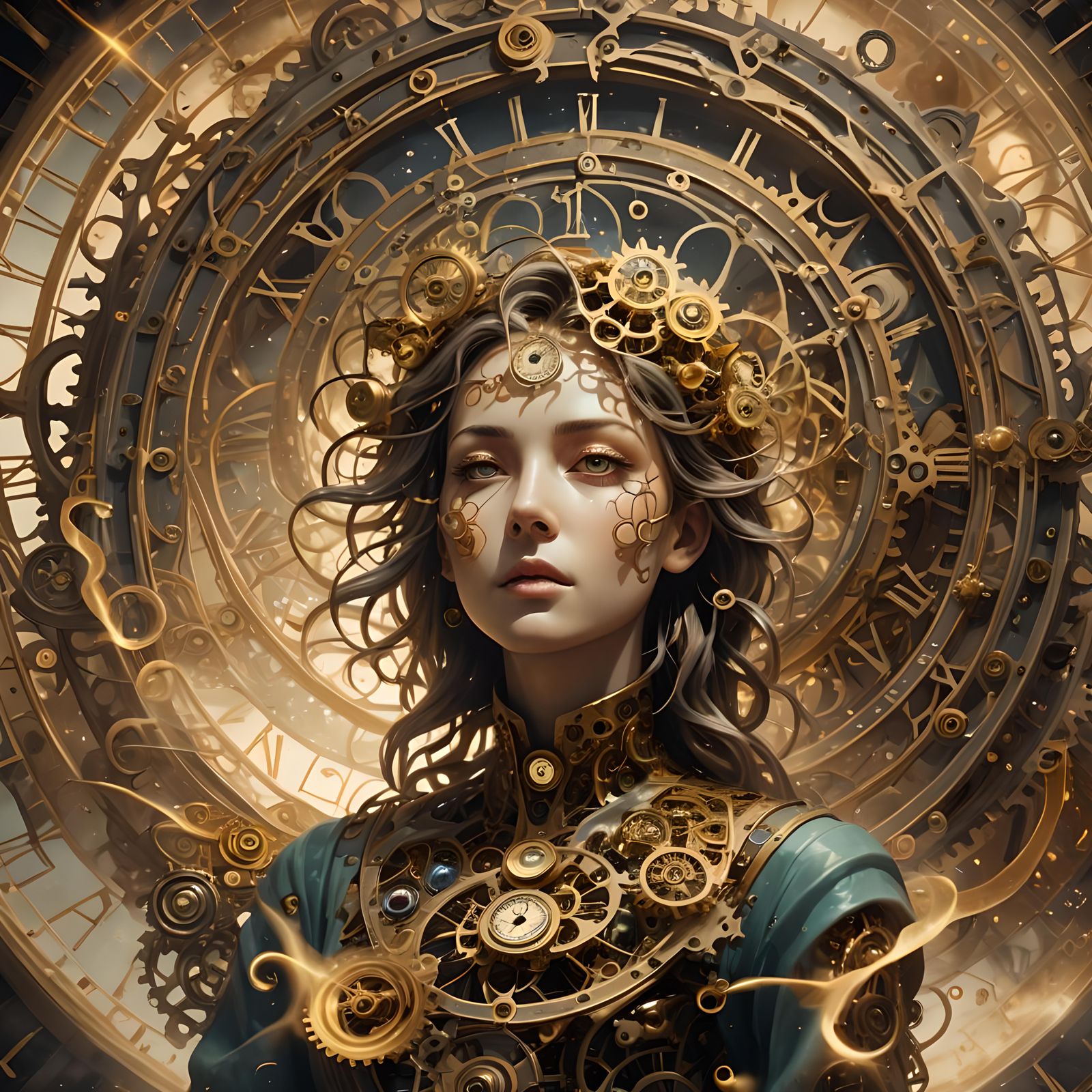 Frequencies of Time: An AI Interpretation