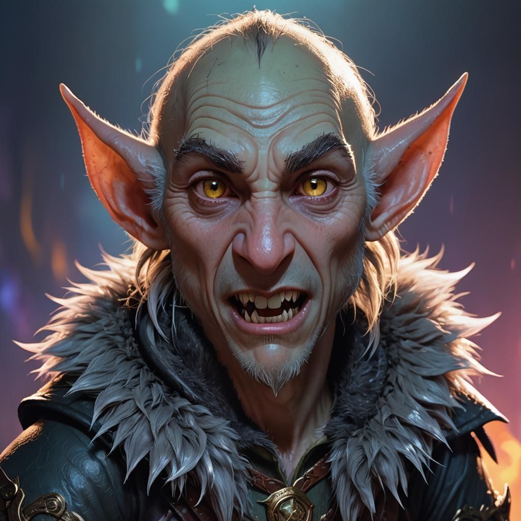 Elf with Rat Lycanthropy in Pixar-Inspired 3D Art