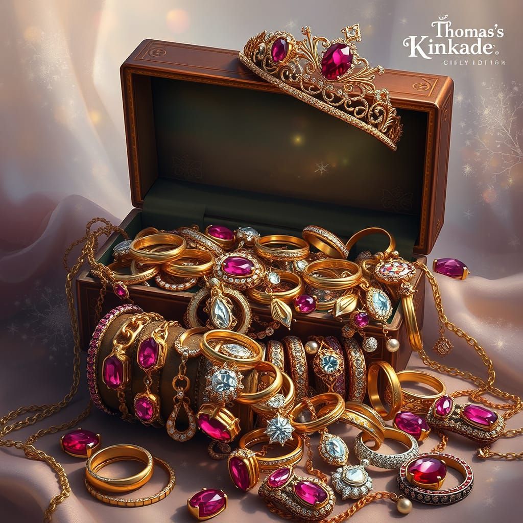 Ethereal Jewelry Box in Whimsical Fantasy Style