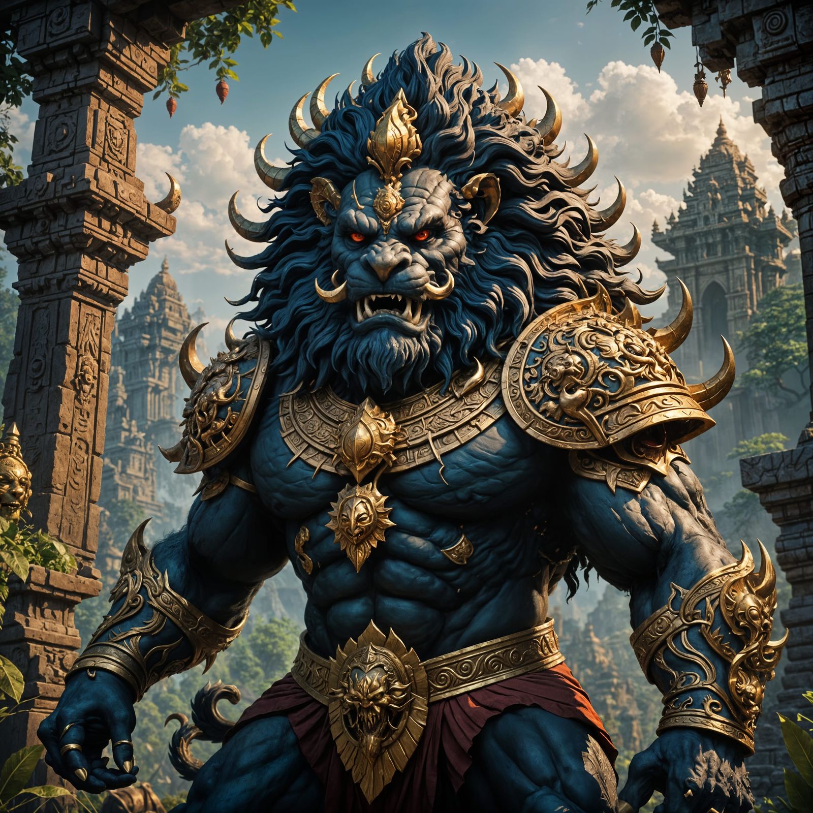 Surreal Narasimha Avatar Unveiled