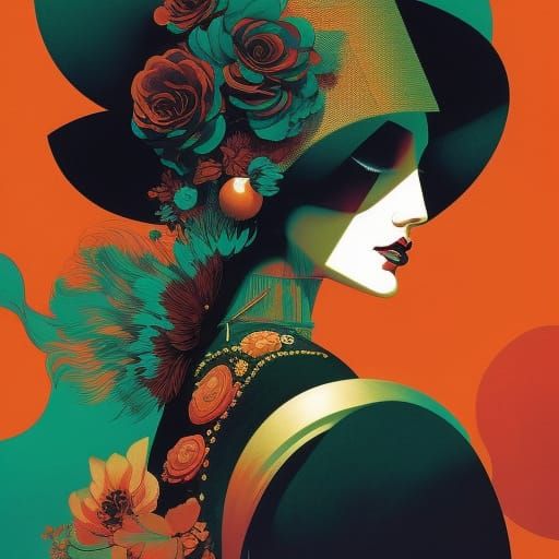 Detailed Portrait in Ngai, Burdisio, Seveso, Fenton Style