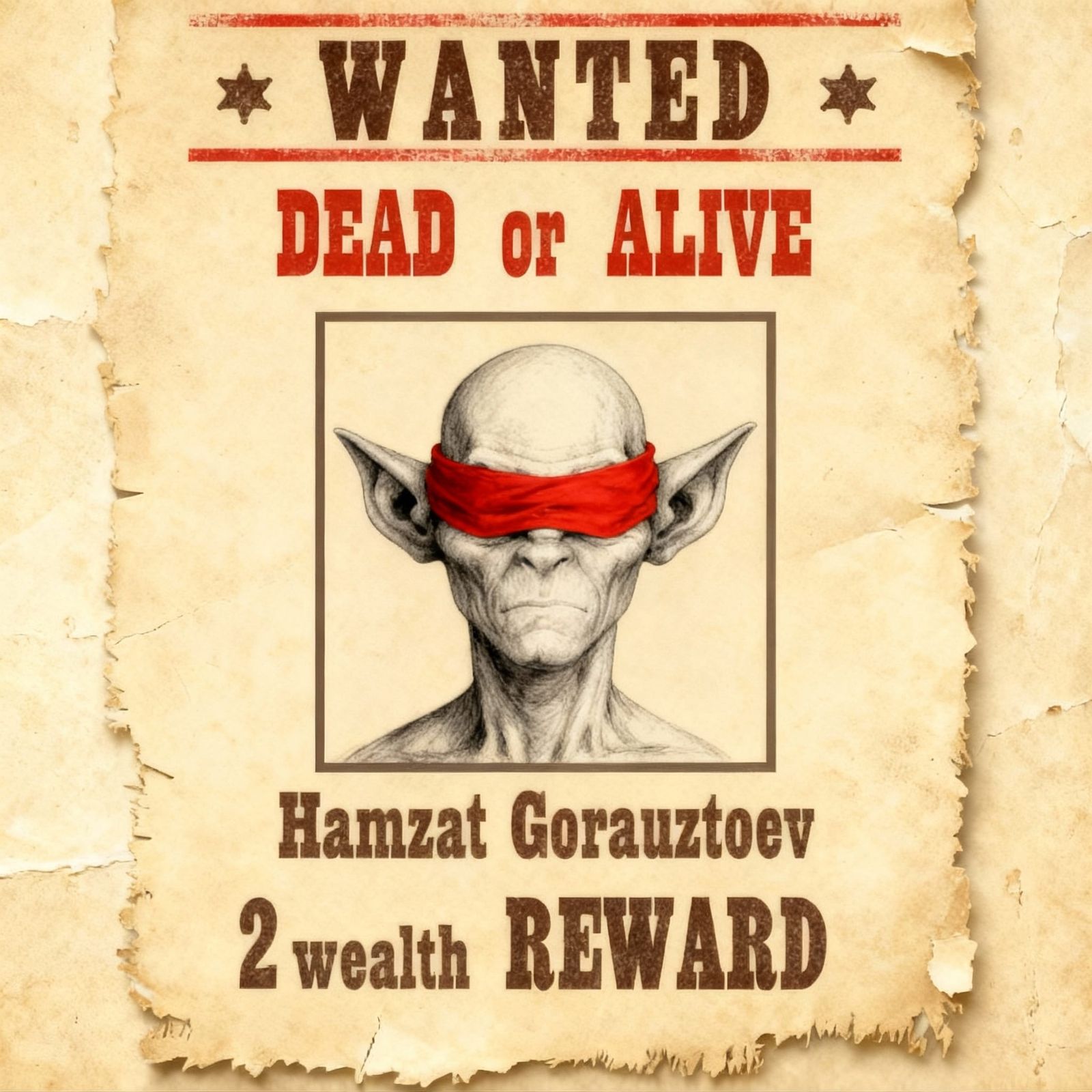 Hamzat Gorauztoev as 2 Wealth in a Realistic Portrait