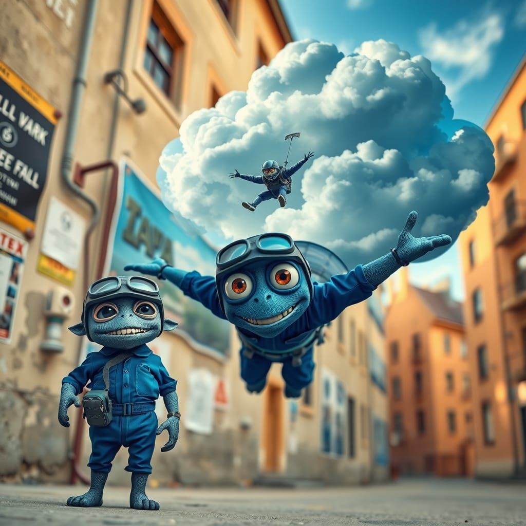 Monsters Dream of Skydiving Adventure