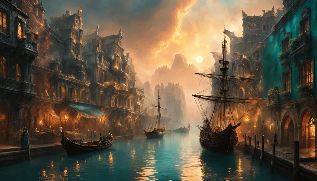 Portal into a Shimmering Dreamscape