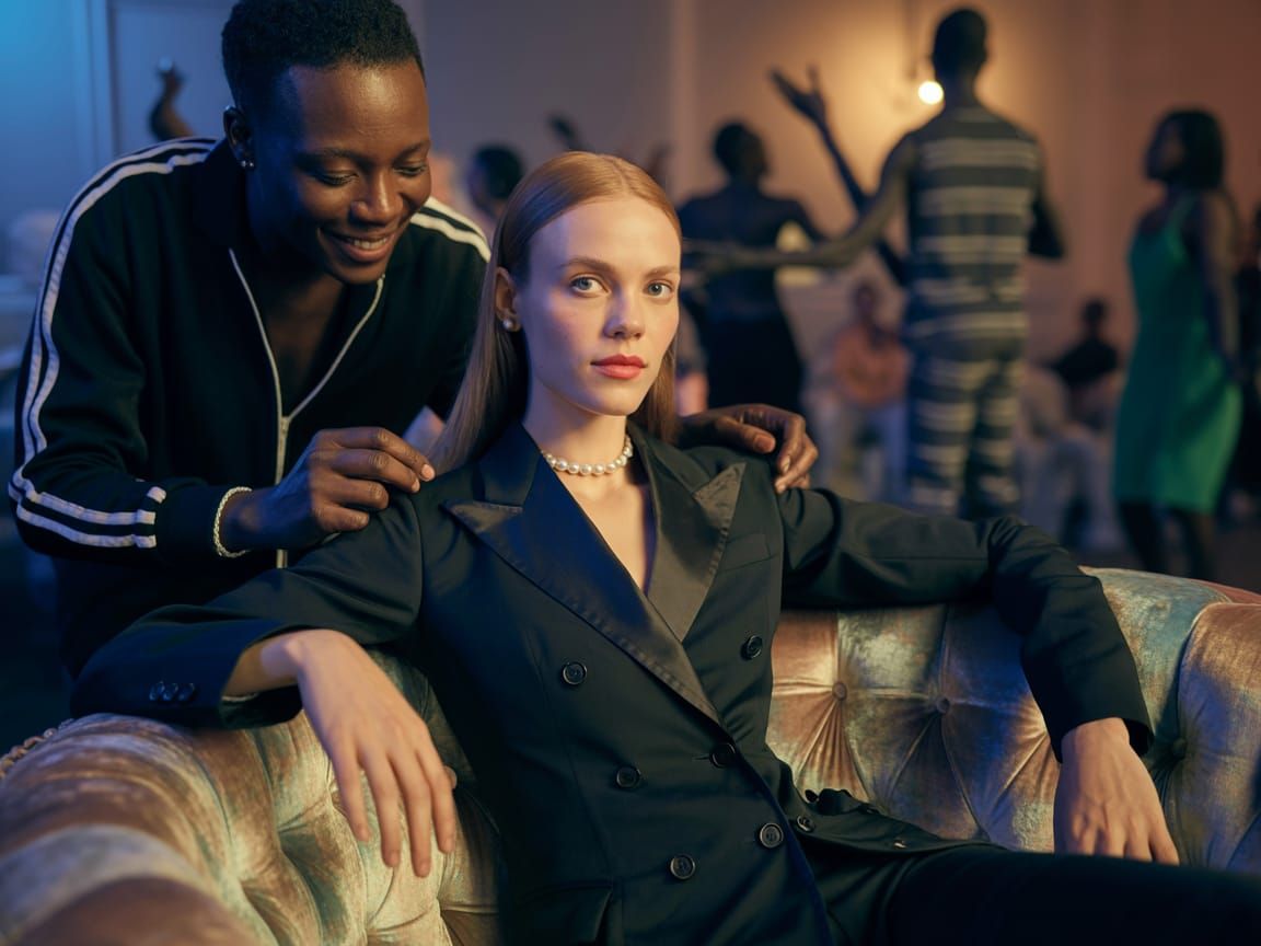 Countess Portrait in VIP Lounge, Romantic Tension