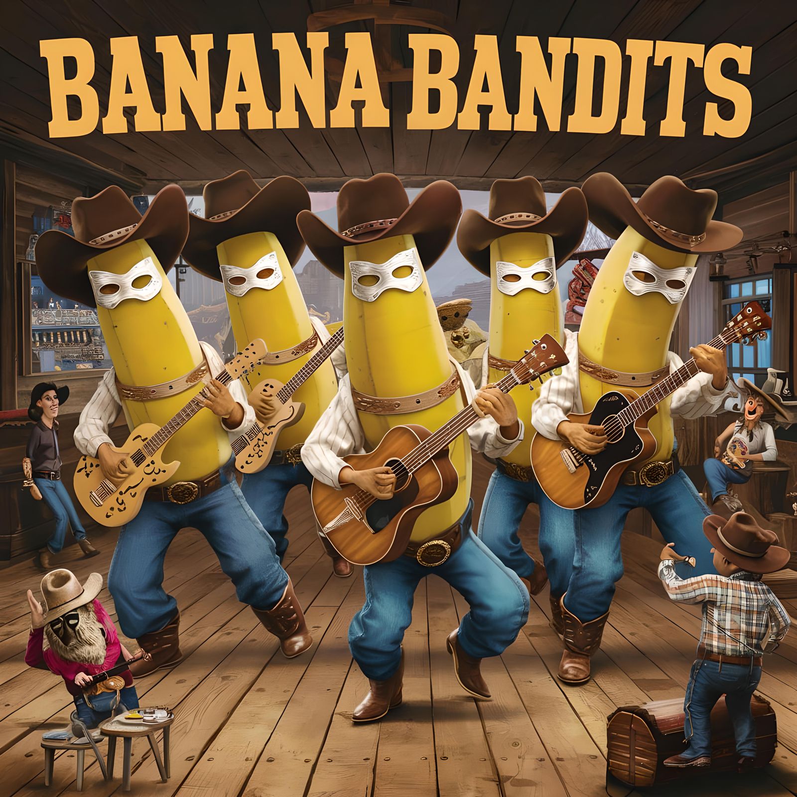 Album cover: “Banana Bandits”