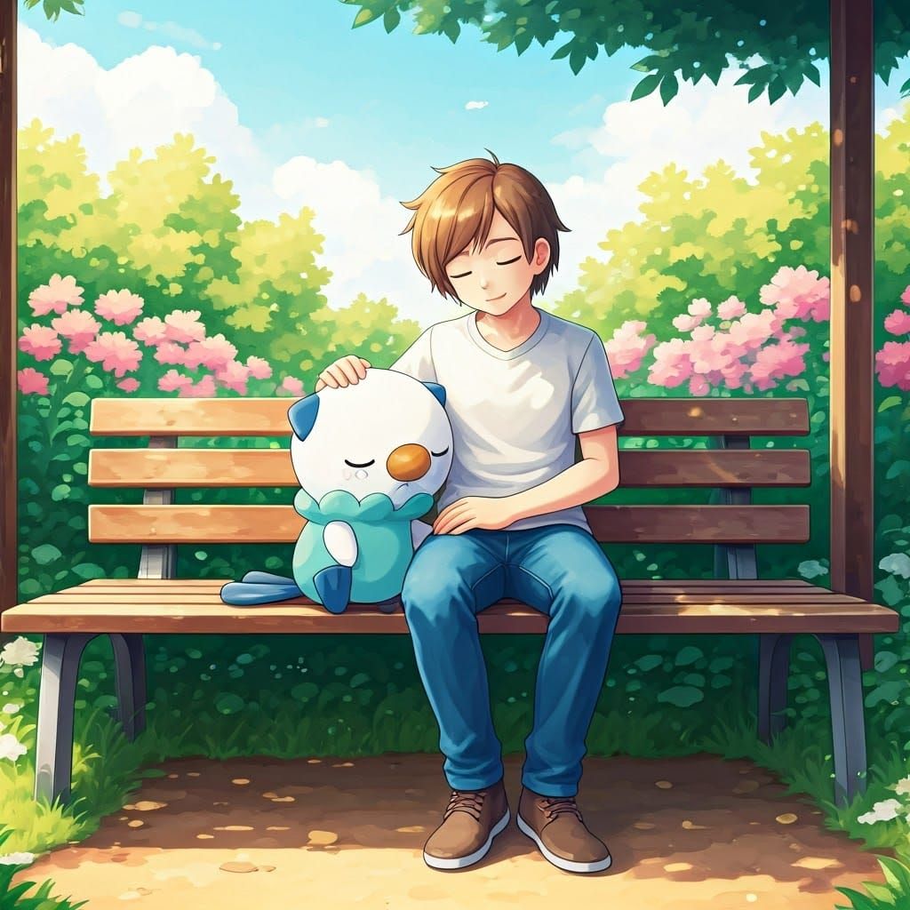 Serene Oshawott in Watercolor Style