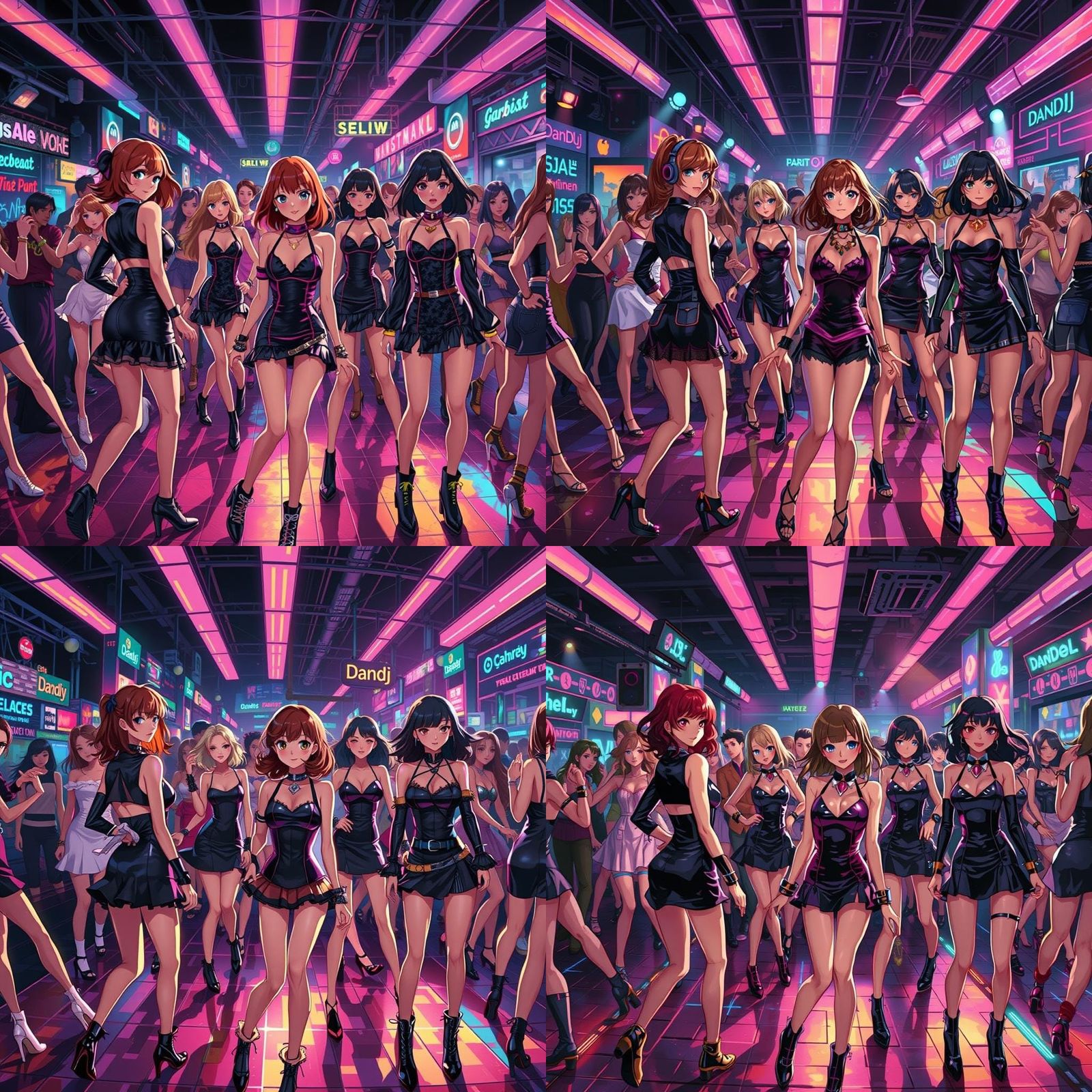 Reggaeton Mixtape Cover Art in Anime Style