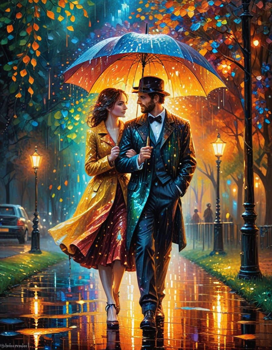 My umbrella has special handle 😉.