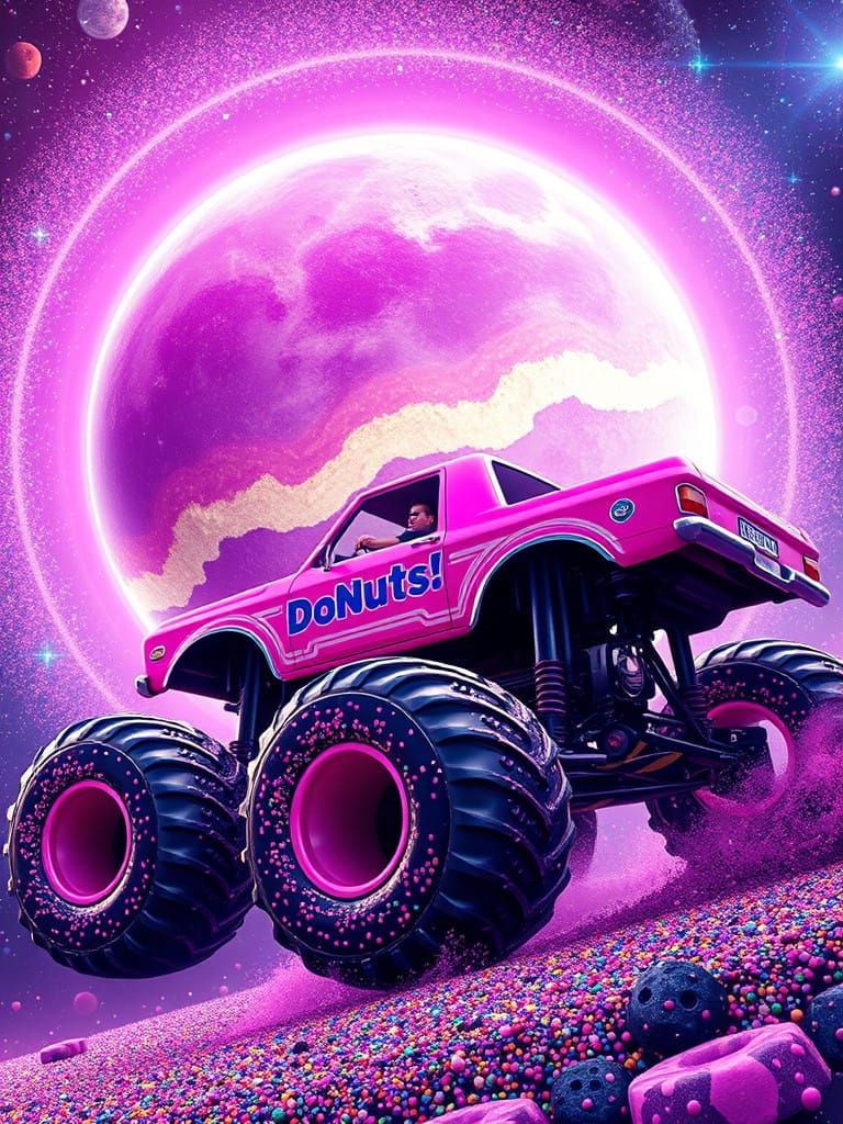 Gargantuan Donut Planet in a Kaleidoscopic Universe