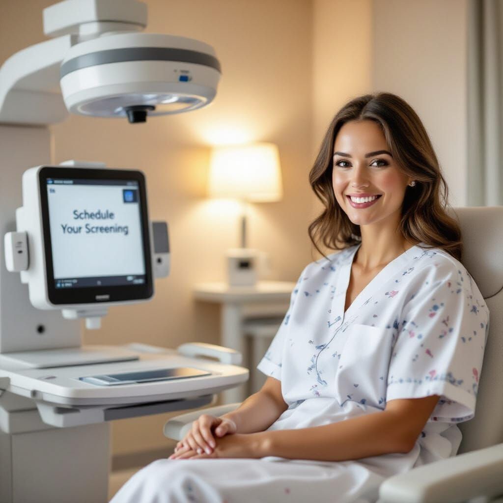 Mammogram Machine Promoting Preventative Screening