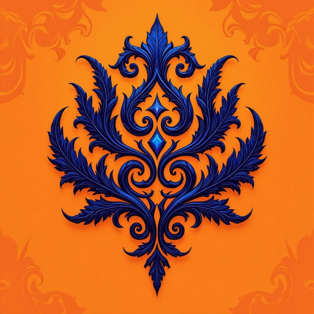 Mystical K-Pop Logo in Fantasy Concept Art