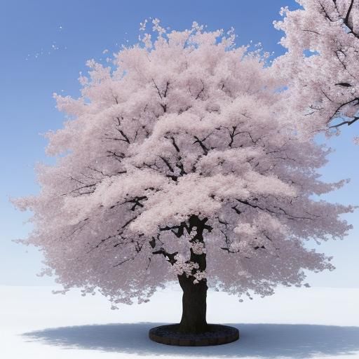 Solitary Cherry Tree