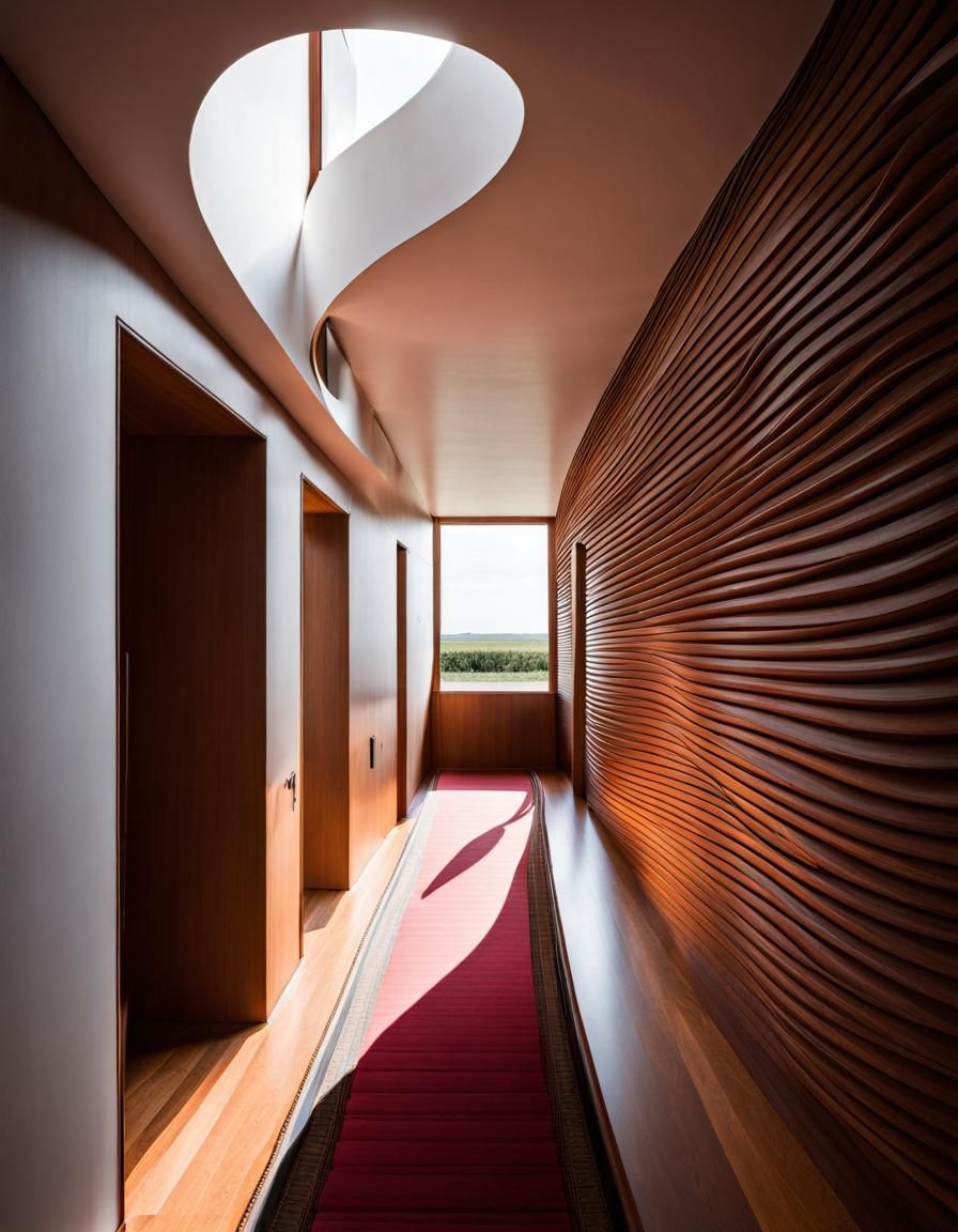 Distorted Hallway in Warped House