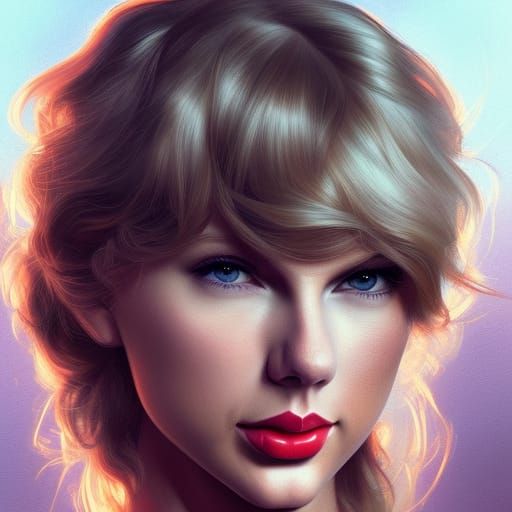 Taylor Swift Portrait in Artgerm Style