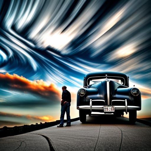 Dignified Farewell: Hyperrealistic Image of Hope and Release