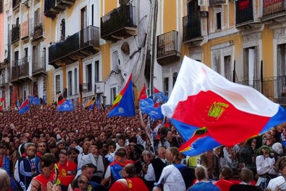 Rally in Francoist Spain