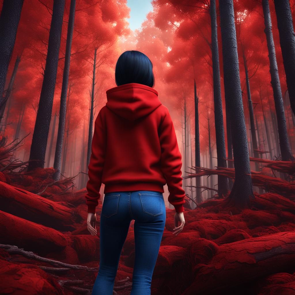 red wood forest