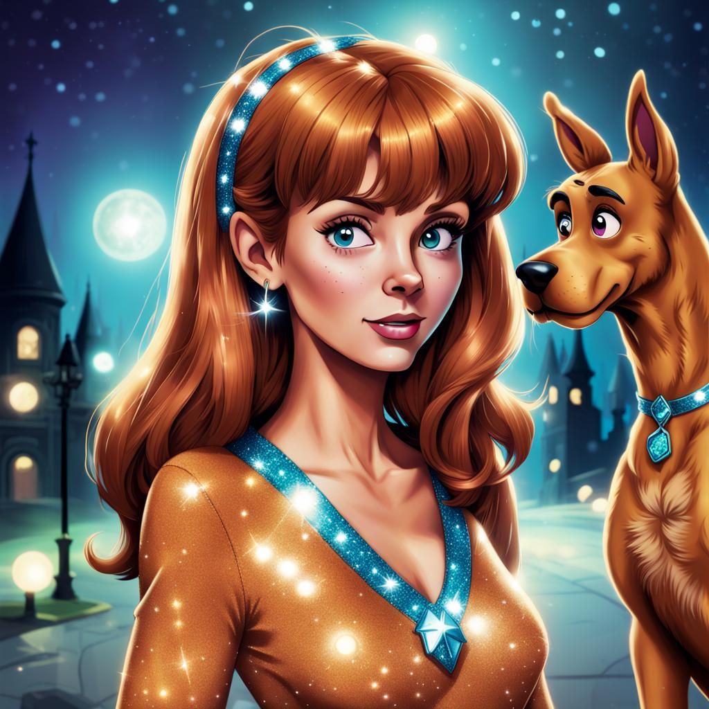 Sparkly Scooby Doo