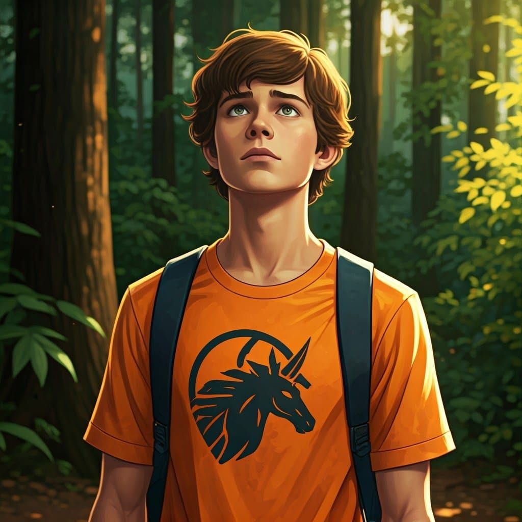 Percy Jackson Embarks Through Mysterious Forest Camp in Drea...