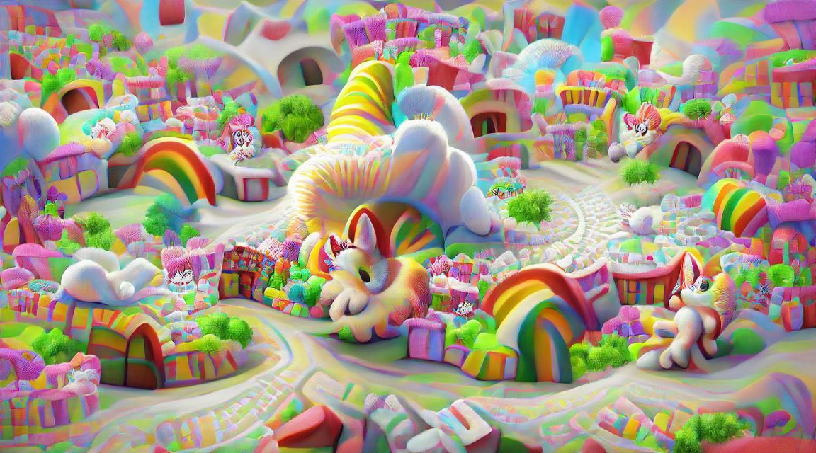 Fluffybutt's Fanciful Frolic in Anime Candy Land