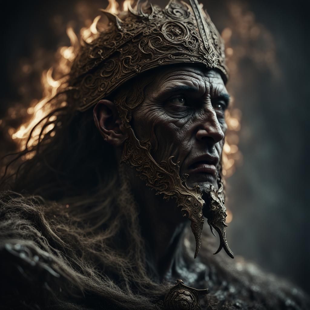 Ancient God of Death in Dore Style