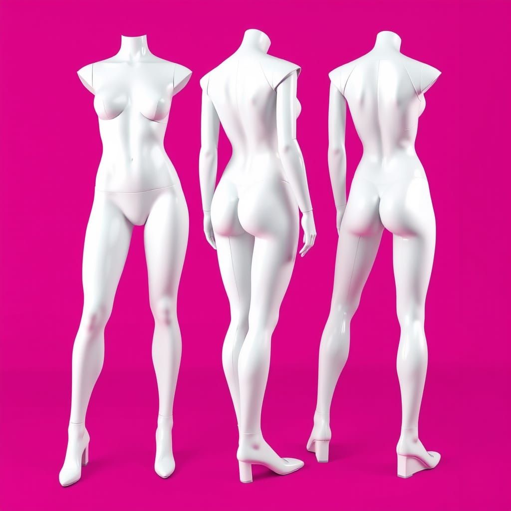 Mannequin Views in Futuristic Industrial Style