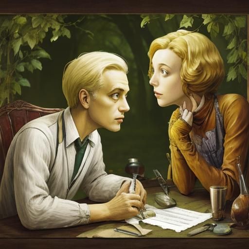 Intense and Inventive AI-Generated Image