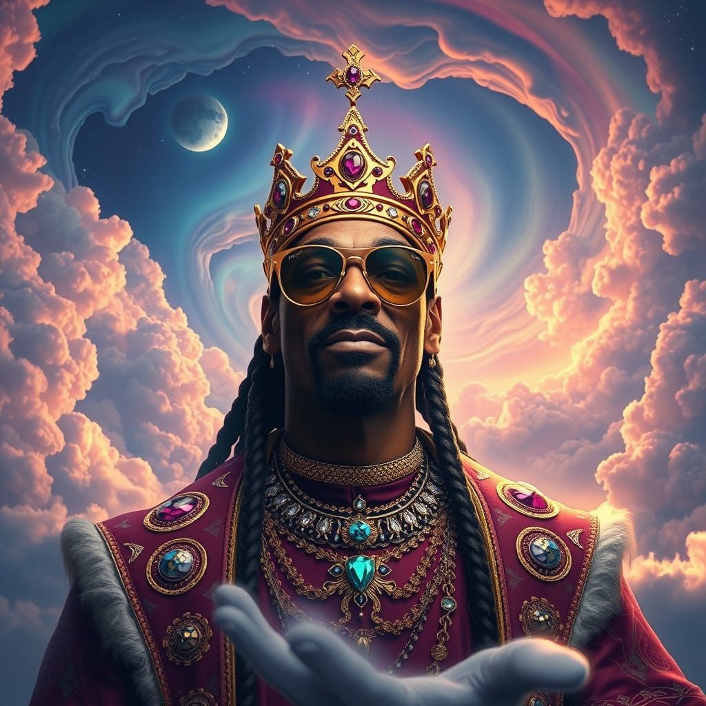 Regal Snoop Dogg in Celestial Splendor