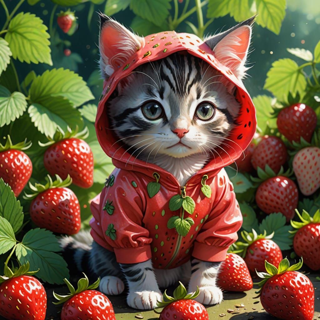 Strawberry Cat