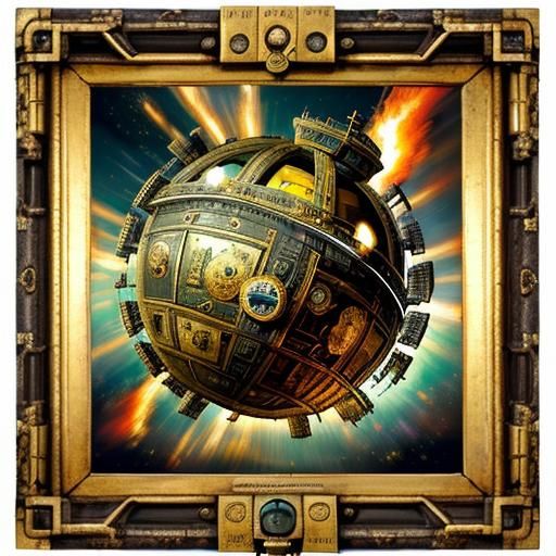 Photorealistic Atomic Defiance Against the Divine