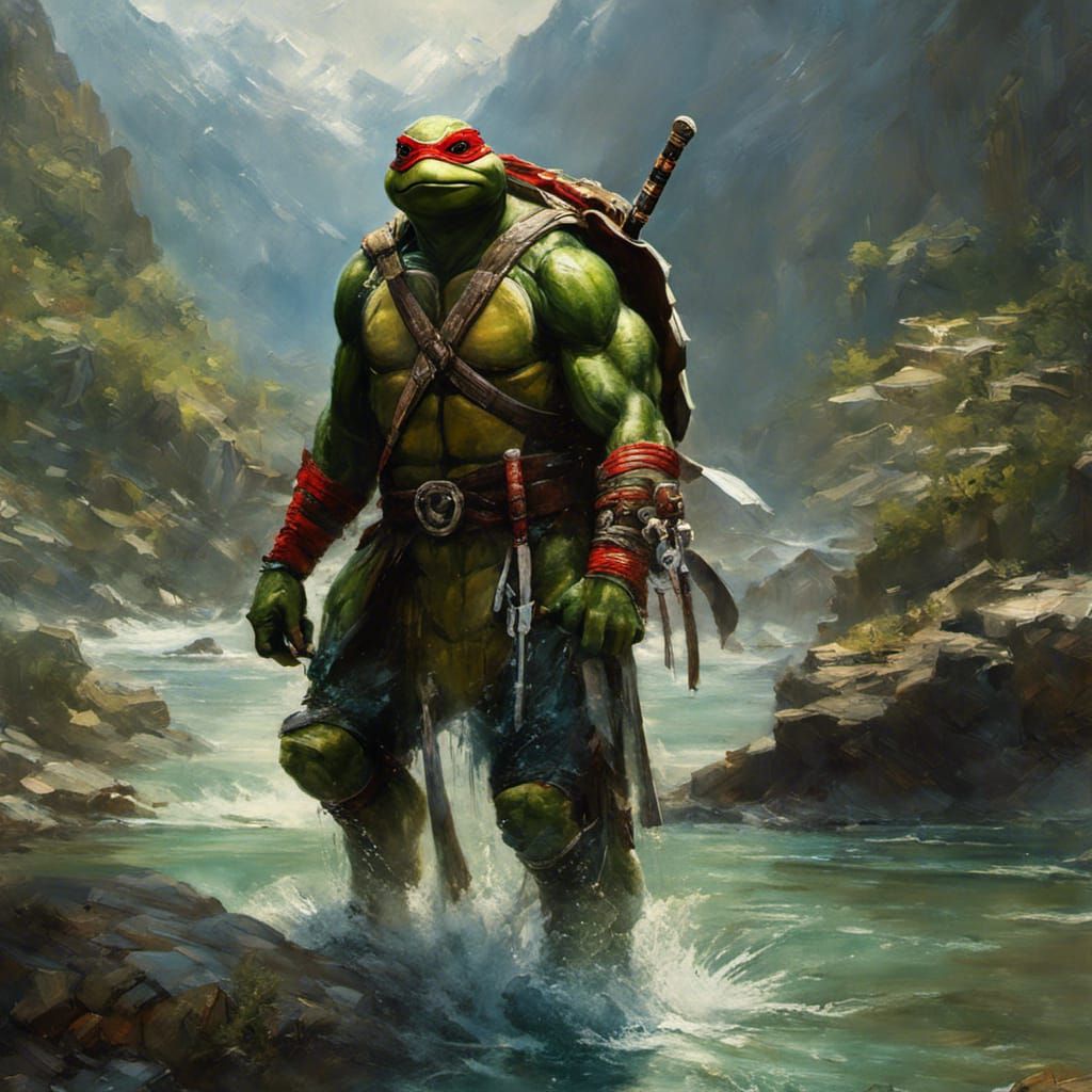 Raphael the Ninja Turtle's Himalayan Walk