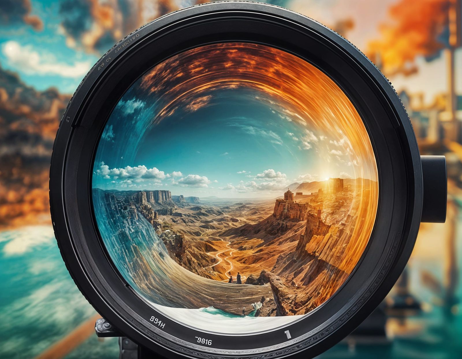 Surreal Camera Lens Reflects Imagination: Conceptual Photogr...