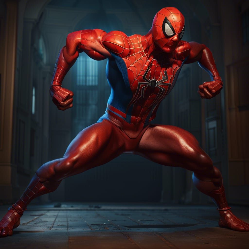 Lou Ferigno as Spider-Man Concept Art