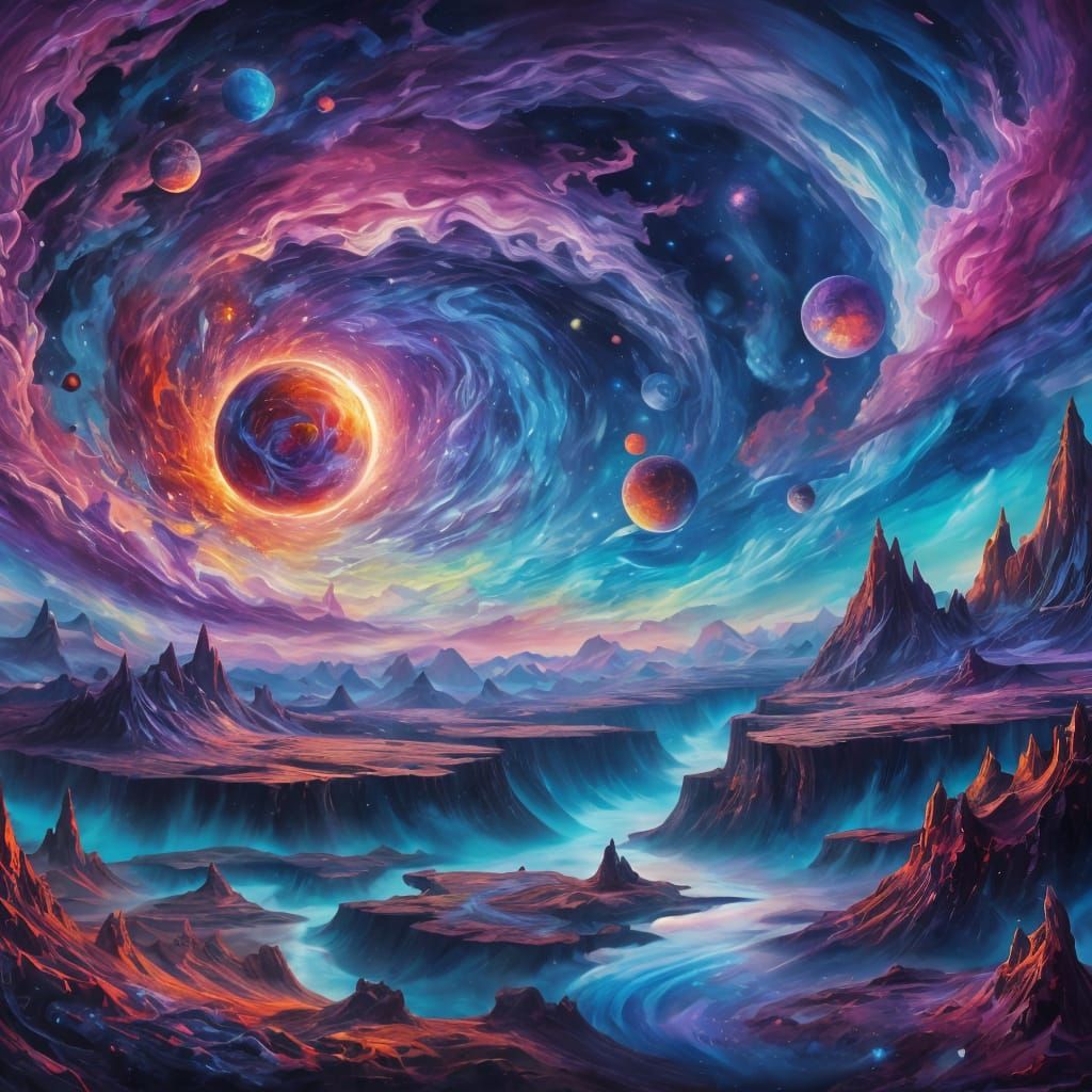 Burning Chained Planet in Holographic Cosmic Illustration