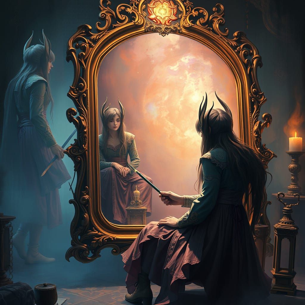 Mystical Artist Brings Reflection to Life in Enchanting Surr...