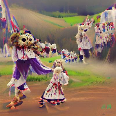 Folklore Image Generated by AI