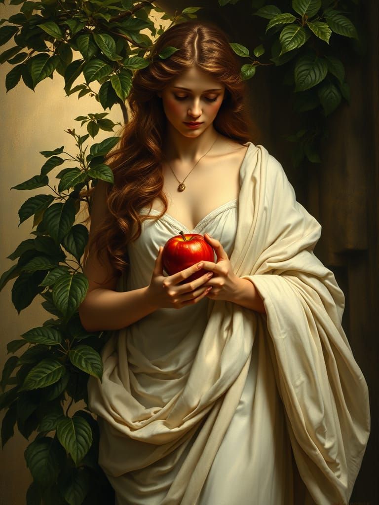 Goddess Venus in Lush Renaissance Realism