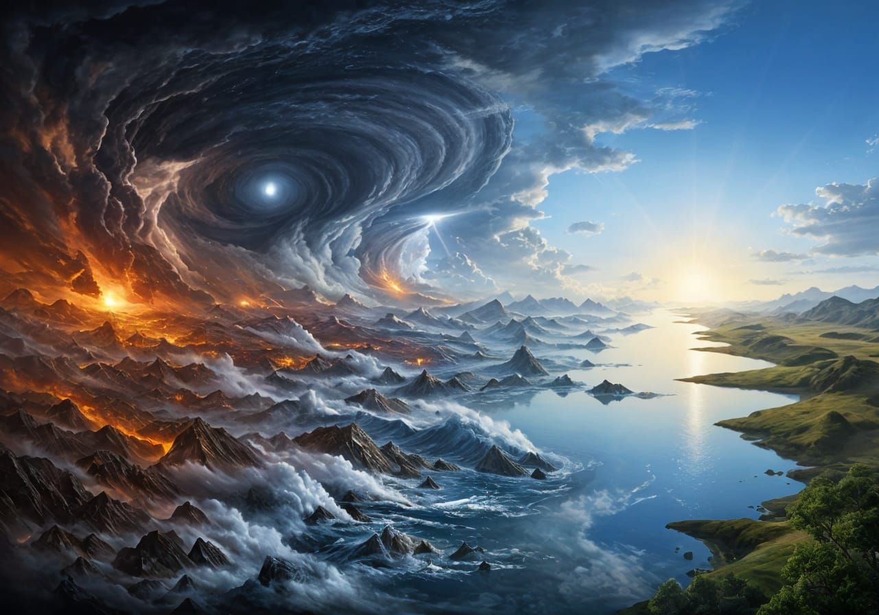 Creation of Heaven and Earth: From Chaos to Order